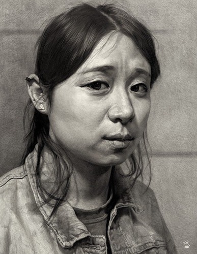 面部的体积塑造十分充分