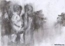 外国画家密克尔·维特虚幻素描赏析