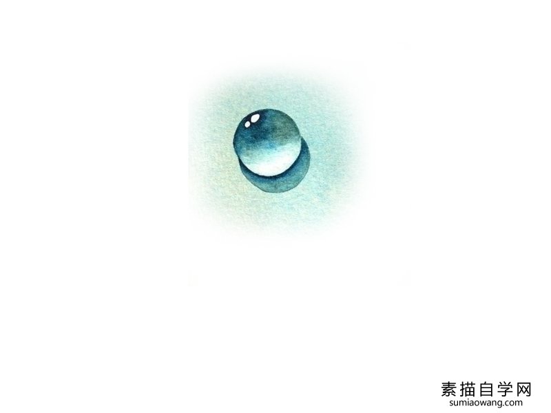 水彩画水滴