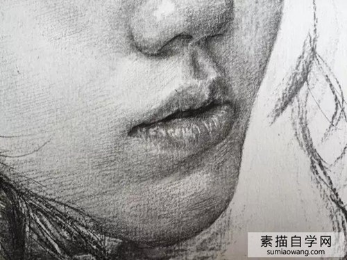 杨煌素描人物画
