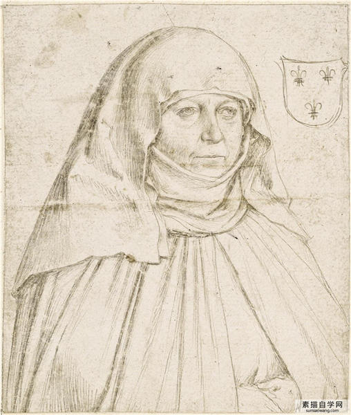 荷尔拜因高清素描画