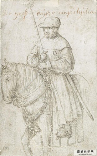 荷尔拜因高清素描画