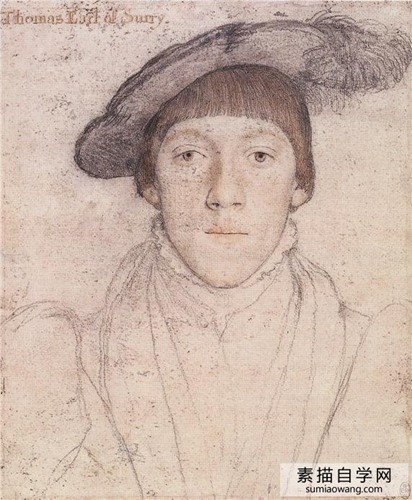 荷尔拜因高清素描画