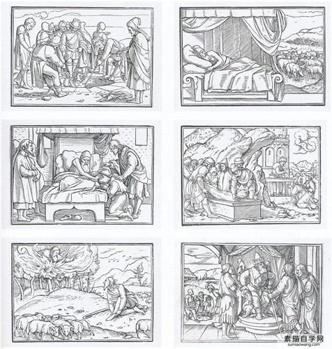 荷尔拜因高清素描画