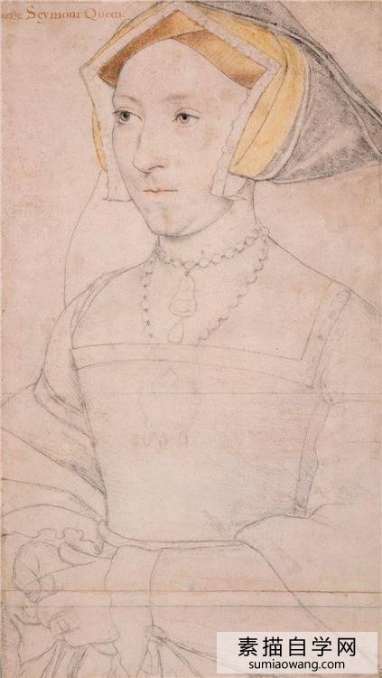 荷尔拜因高清素描画