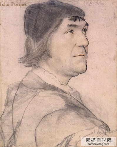 荷尔拜因高清素描画