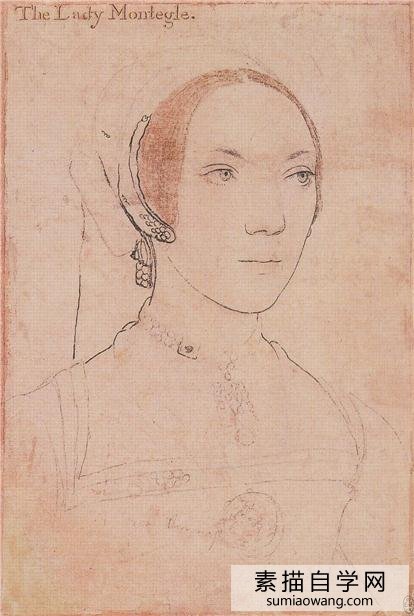 荷尔拜因高清素描画