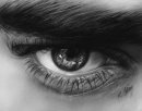 眼睛素描图片美术作品