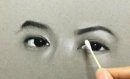 眼睛素描图片美术作品