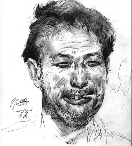 关维兴素描画欣赏 中国厉害的素描作品