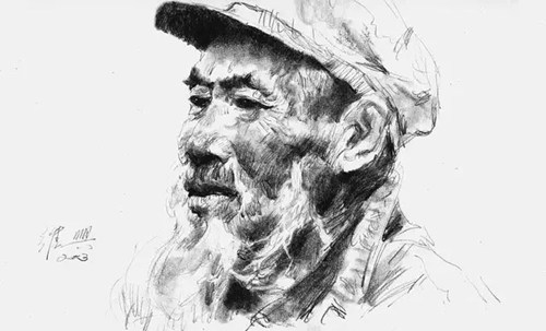 关维兴素描画欣赏 中国厉害的素描作品