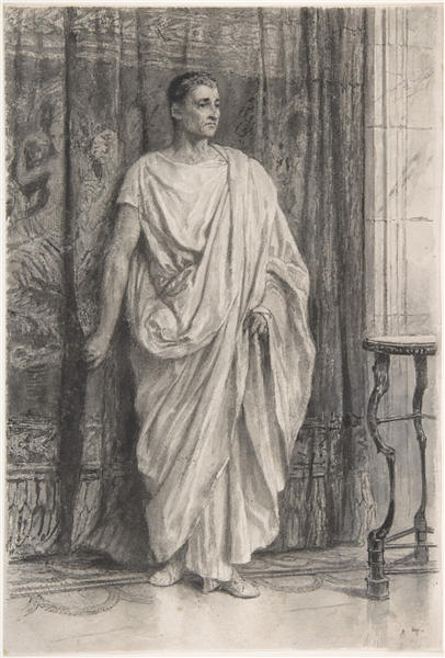 大师人物素描画