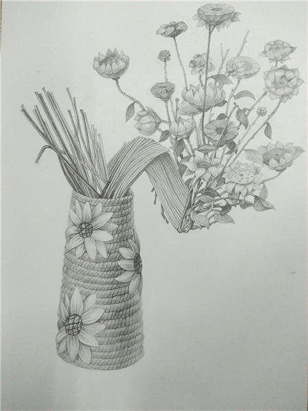 宋田强创作的花卉素描对静物画的贡献