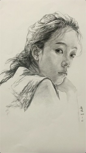 厉害的素描头像