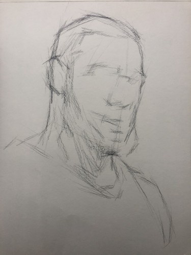 詹姆斯素描步骤二