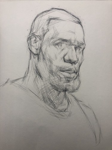 詹姆斯素描步骤三