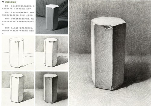 六棱柱素描
