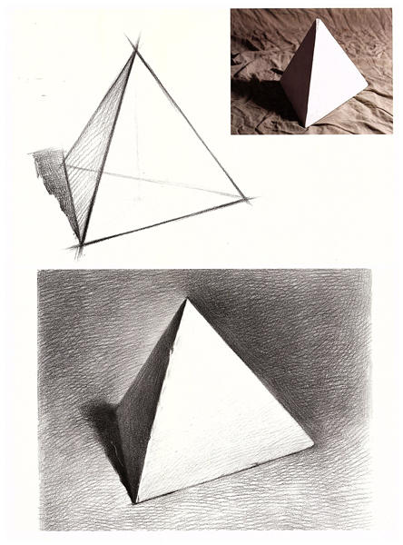 三角形金字塔绘制教程