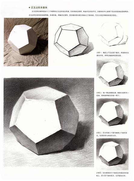 十二面体正五边形多面体作图分析特征解读