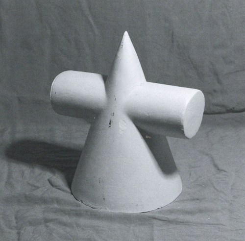 圆柱圆锥穿插体照片