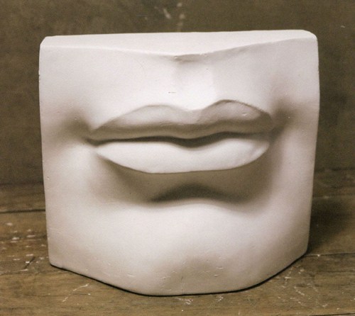 石膏嘴巴高清图片