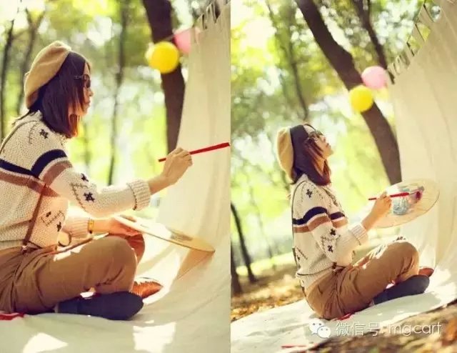 会画画的女孩是最漂亮的，当她遇见她时，她就结婚了。