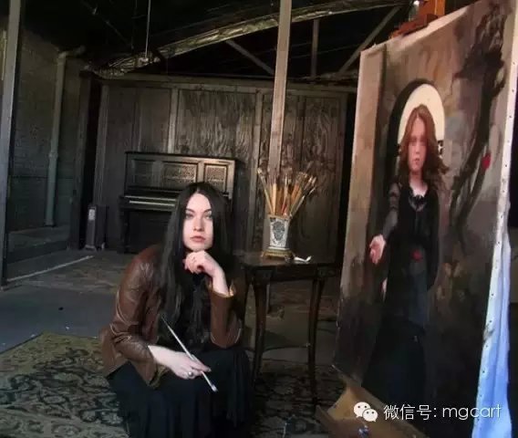 会画画的女孩是最漂亮的，当她遇见她时，她就结婚了。