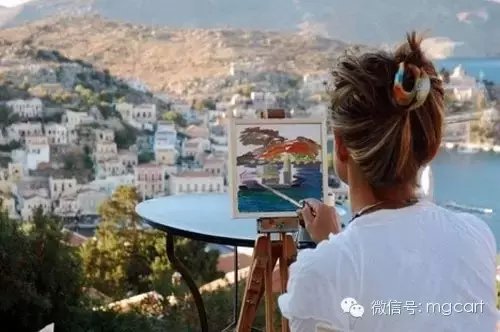 会画画的女孩是最漂亮的，当她遇见她时，她就结婚了。