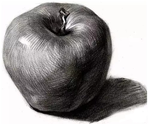 素描苹果画法