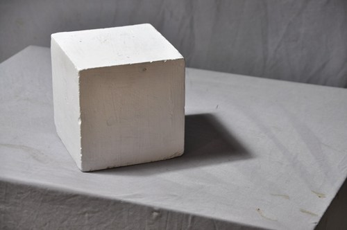 石膏几何体:立方体超清晰照片背光