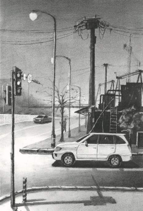 素描静物场景画，素描自学网。