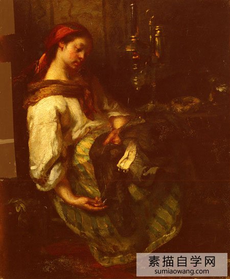 让·弗朗索瓦·米勒素描油画作品介绍(二)