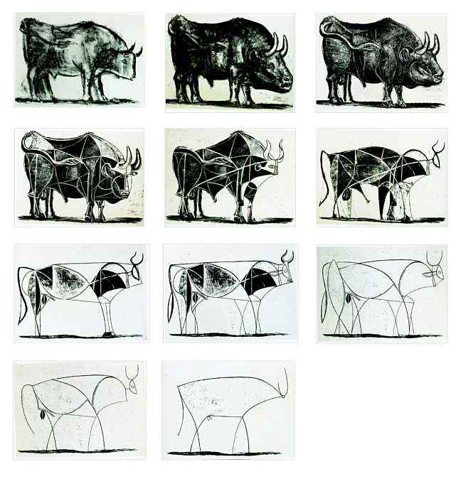 毕加索作品 牛