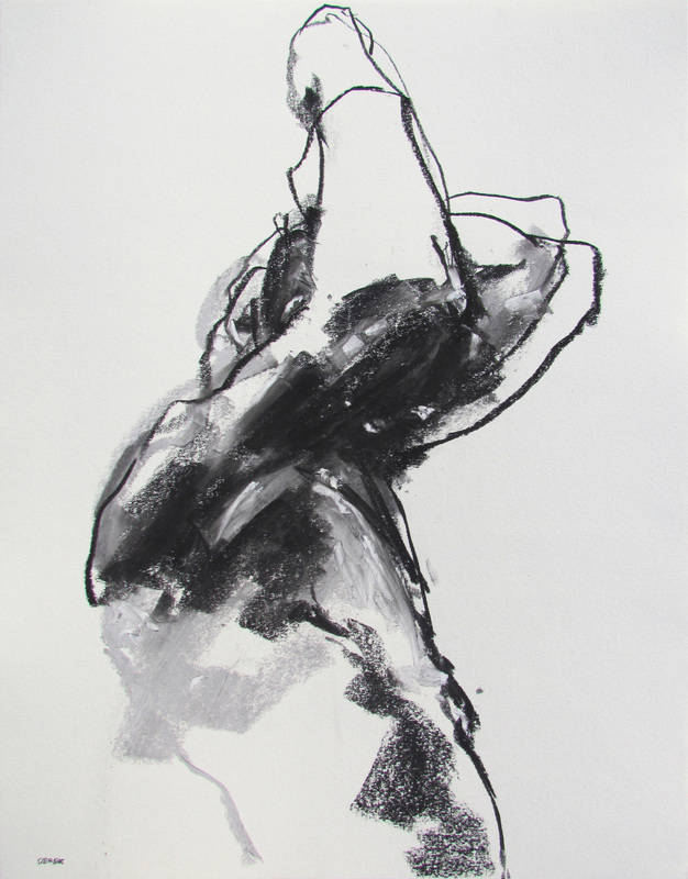 躯体的张力 大师素描图片