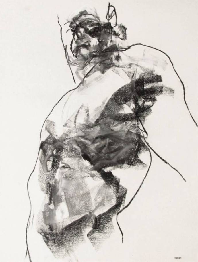 躯体的张力 大师素描图片