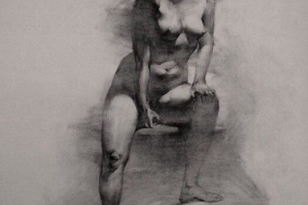 高度结构化的人体素描欣赏雅各布·汉金森的作品